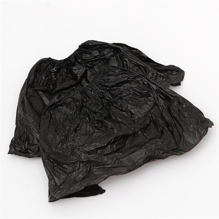 Бахилы черные Elegreen 26мкм 00060