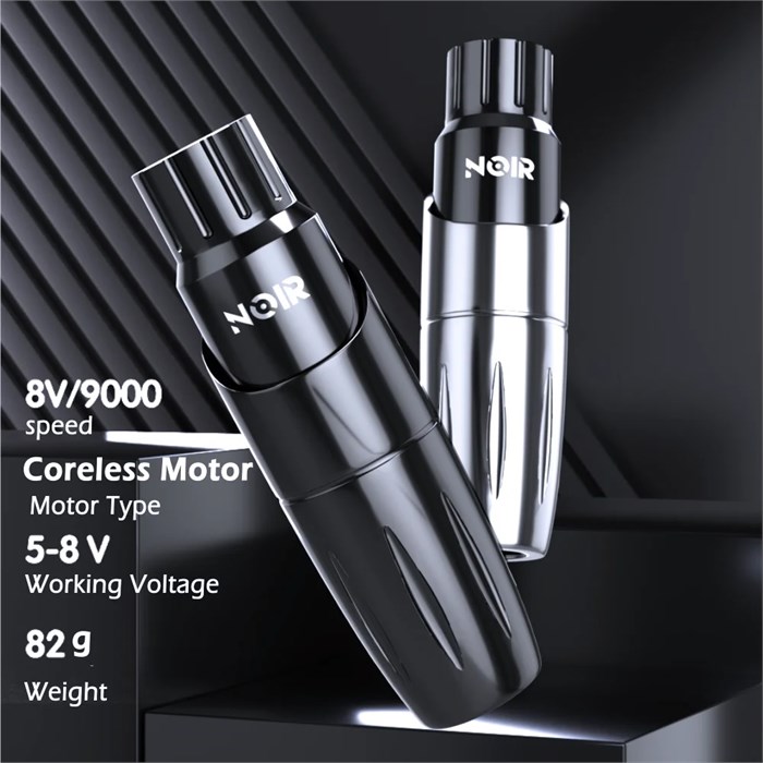 Тату машинка Noir Tour mini Silver 4096 - фото 9305
