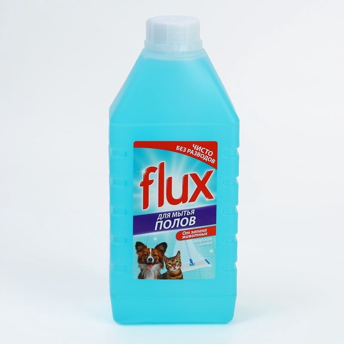 Средство для мытья полов Flux Против запаха домашних животных, 1л 4215 - фото 9543