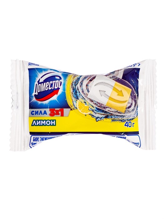 Сменный блок Domestos Лимон гигиенический, 40г 4228 - фото 9571