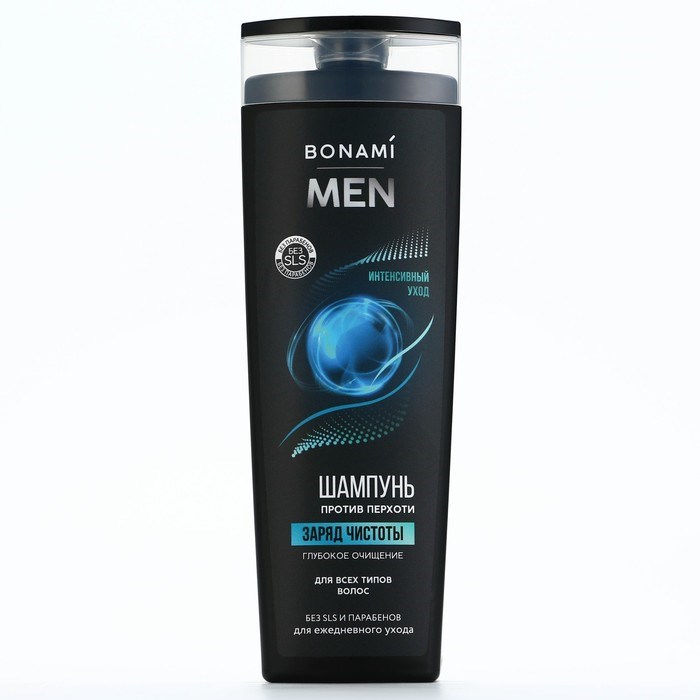 Шампунь для волос Bonami for men, против перхоти, 400мл 4278 - фото 9698