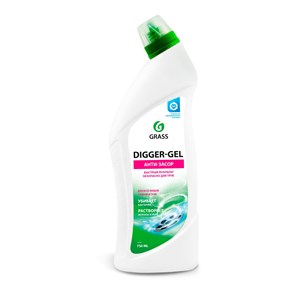 Средство щелочное Grass Digger-Gel для прочистки труб, 750мл 4230
