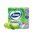 Туалетная бумага Zewa Плюс Яблоко 2 слоя, 4 рулона 3994 - фото 9081