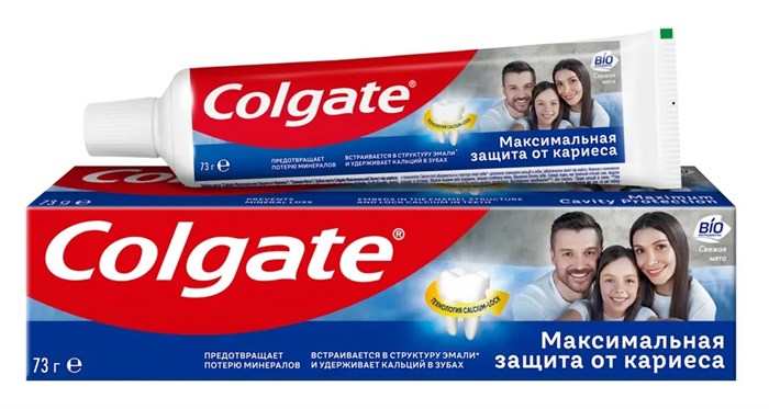 Зубная паста Colgate Максимальная защита от кариеса Свежая мята, 50мл 4029 - фото 9140