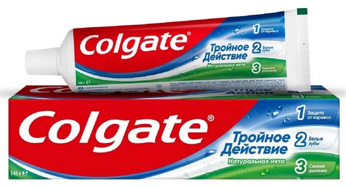 Зубная паста Colgate Тройное действие, 100мл 4032 - фото 9144