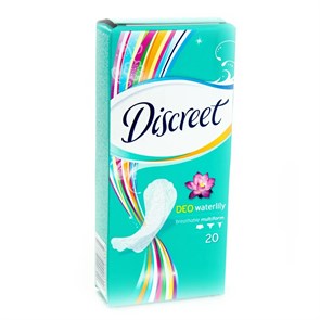 Прокладки ежедневн Discreet Deo Water Lily Multiform Single, 20шт 3986