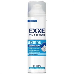 Пена д/бритья Exxe Sensitive, д/чувствительной кожи, 200мл 4056