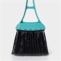 Веник для уборки Svip Практик, пластик, 21×4×57см, бирюзовый 4138